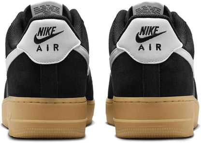 Nike Air Force 1 '07 LV8 Men's Shoes (FQ8714-004, Black/Gum Light Brown/Summit White)