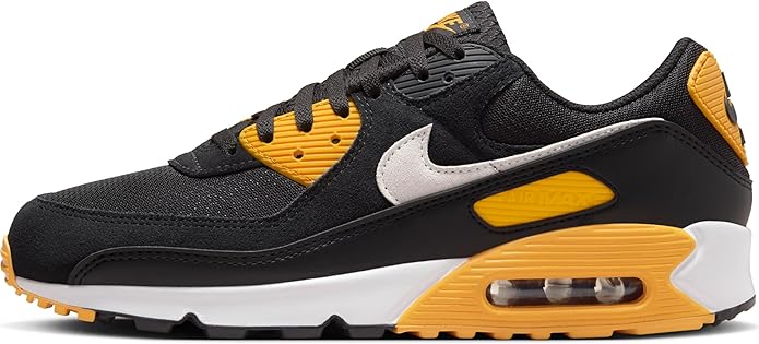 Nike Air Max 90 (FN6958-002, Black/University Gold/White)